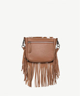 Montana West Genuine Leather Hair-On Fringe Crossbody Bag - Montana West World